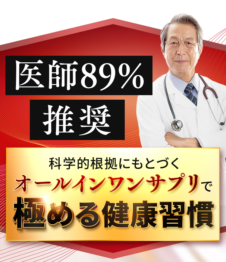 医師との共同開発、科学的根拠にもとづくオールインワンサプリで極める健康習慣